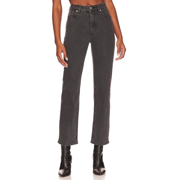 NWT Rolla’s Original High Rise Straight Long Jeans - 27 - Ash Black - Picture 2 of 7